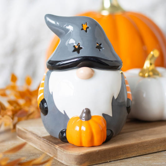 Gnome d'automne gris